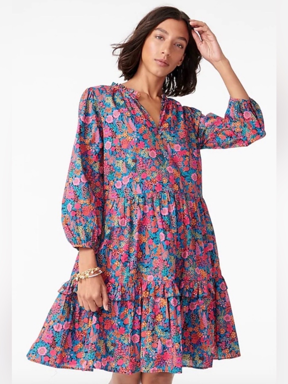 J.Crew (Liberty of London) Dress, Size XS, Runs Large. NWT.